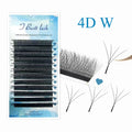 TBestt Matte Black 5D W Shape Eyelashes Extensions Premade Volume Lash Faux Natural Professional 3D W Cilios Lashes