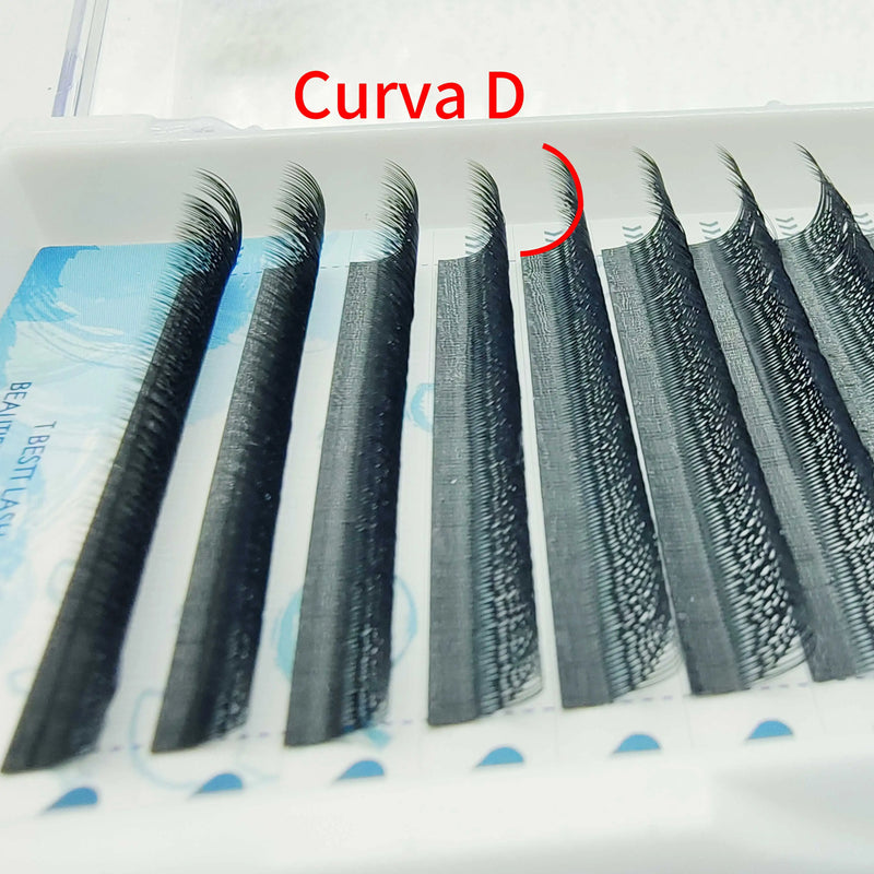 TBestt Matte Black 5D W Shape Eyelashes Extensions Premade Volume Lash Faux Natural Professional 3D W Cilios Lashes